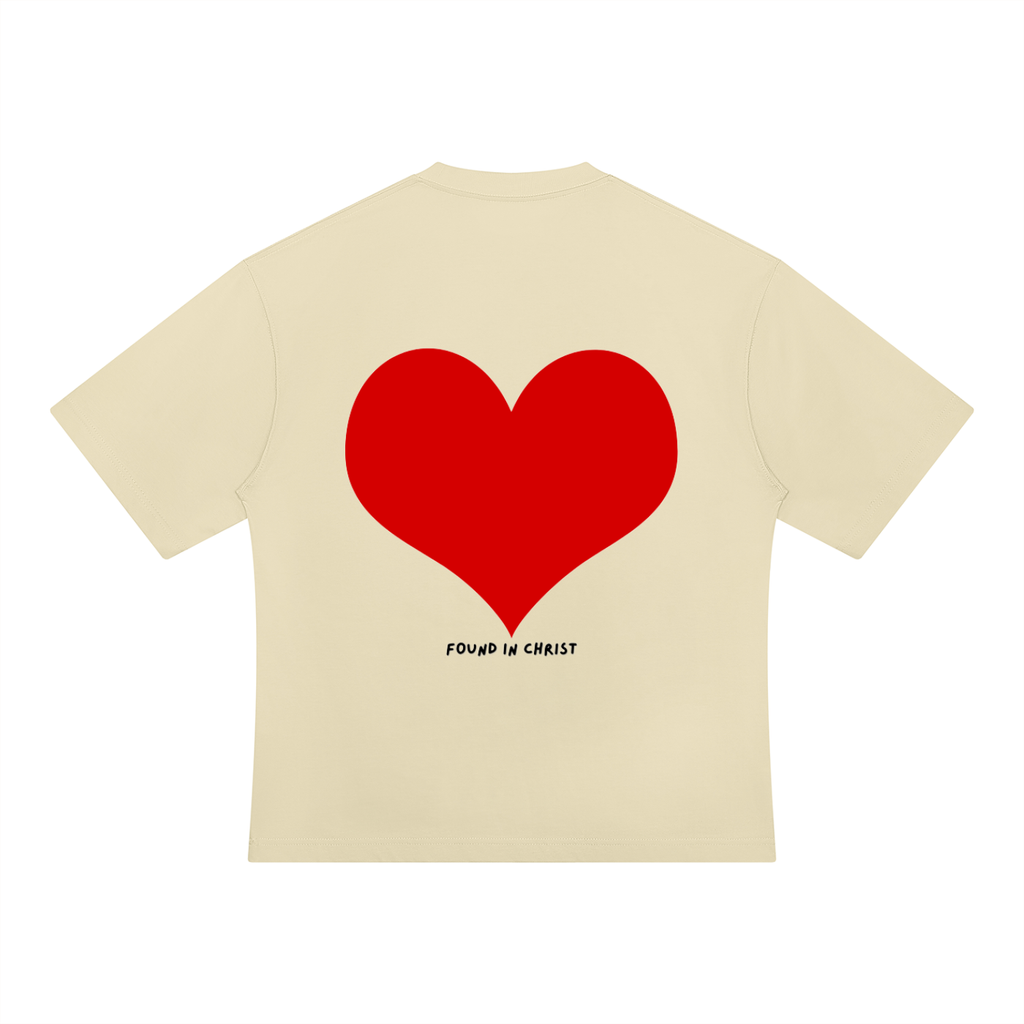 Heavyweight Oversized T-Shirt | Jesus is love
