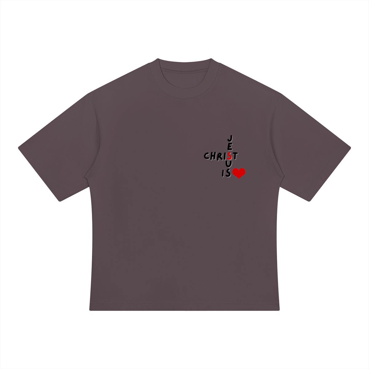 Heavyweight Oversized T-Shirt | Jesus is love