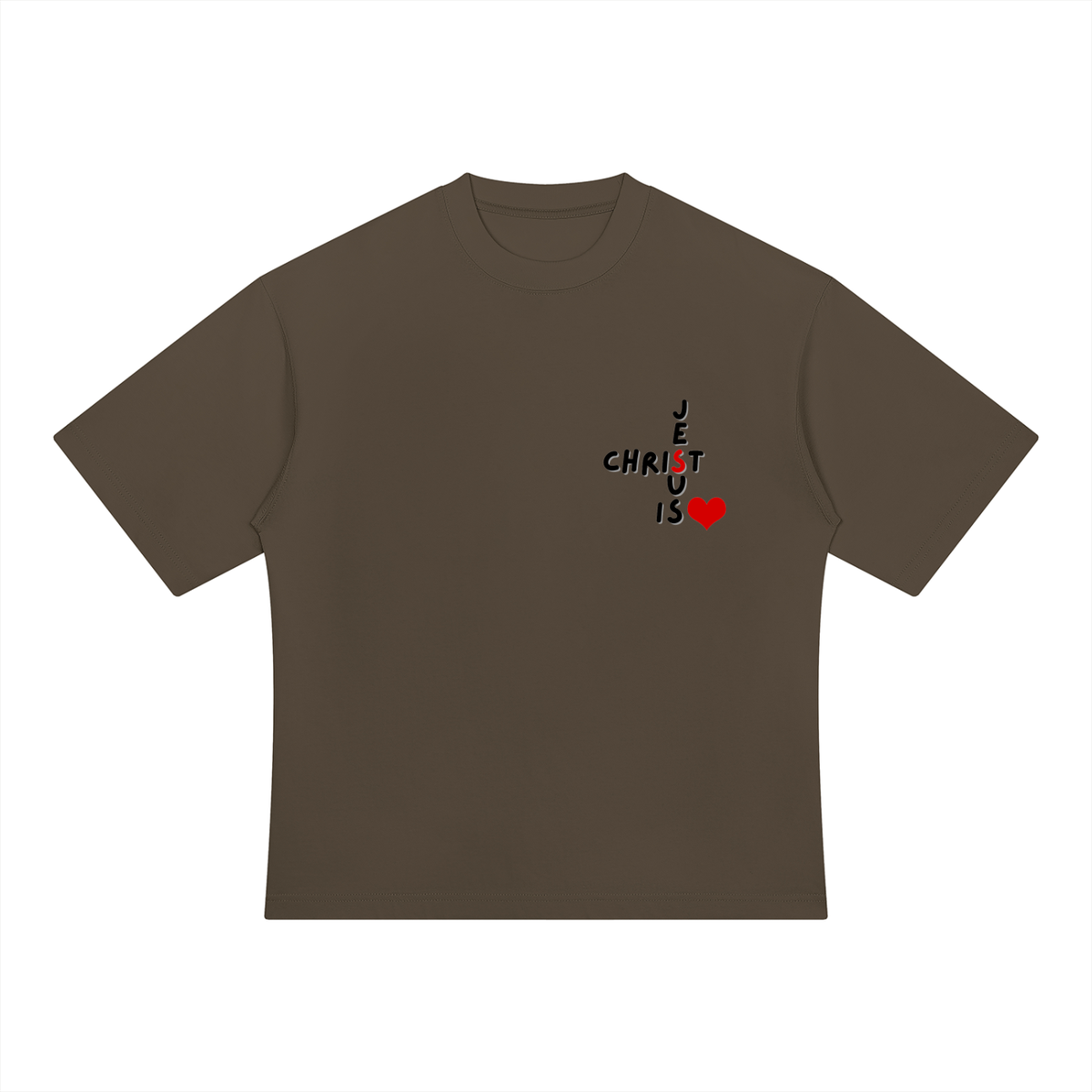 Heavyweight Oversized T-Shirt | Jesus is love
