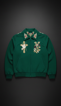 Faith Green Embroidered Jacket