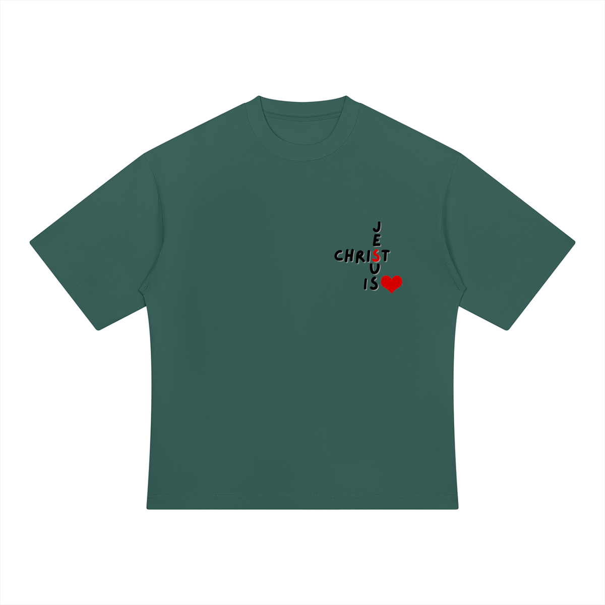 Heavyweight Oversized T-Shirt | Jesus is love
